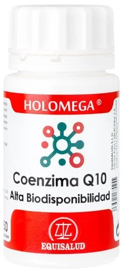 Holomega Coenzima Q10 Alta Biodisponibilidad · Equisalud · 50 Cápsulas