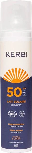Crema Solar Adultos SPF50 · Kerbi · 100 Gramos
