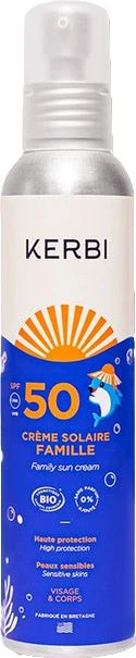 Crema Solar Familiar SPF50 · Kerbi · 150 Gramos