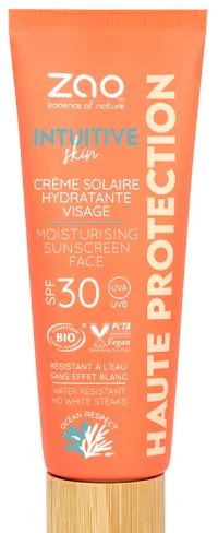 Crema Solar Hidratante Facial SPF30 · Zao · 50 Ml