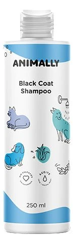 Black Coat Shampoo · Animally · 250 Ml