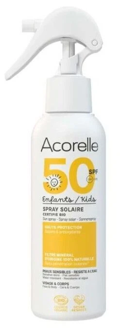 Spray Solar Niños SPF50 · Acorelle · 150 Ml