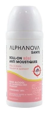 Roll-On Antimosquitos Bebé · Alphanova · 30 Ml