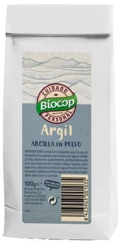 Arcilla Blanca Argil · Biocop · 100 Gramos