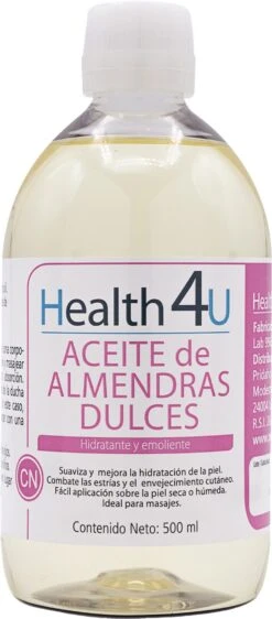 Aceite De Almendras · Health4U · 500 Ml
