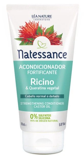 Acondicionador Ricino Fortificante 路 Natessance 路 150 Ml