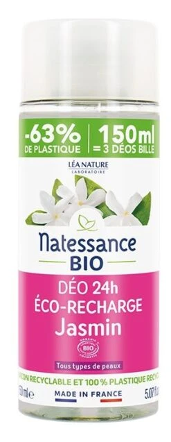 Eco-Recarga Desodorante De Jazmín · Natessance · 50 Ml