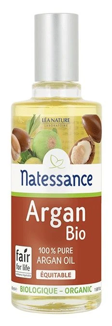 Aceite Con Argán Bio 100% Puro · Natessance · 50 Ml