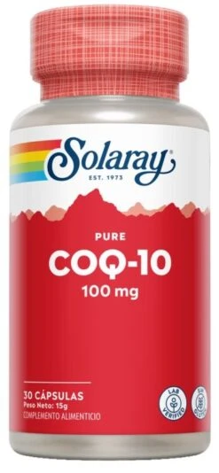 Pure CoQ-10 100 Mg · Solaray · 30 Cápsulas