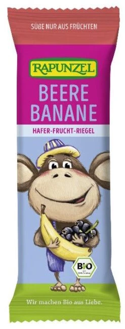 Barrita Infantil De Avena, Bayas Y Plátano · Rapunzel · 4x23 Gramos