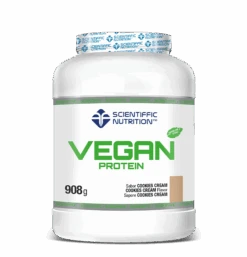 Vegan Protein: Sabor Cookies Cream · Scientiffic Nutrition · 908 Gramos