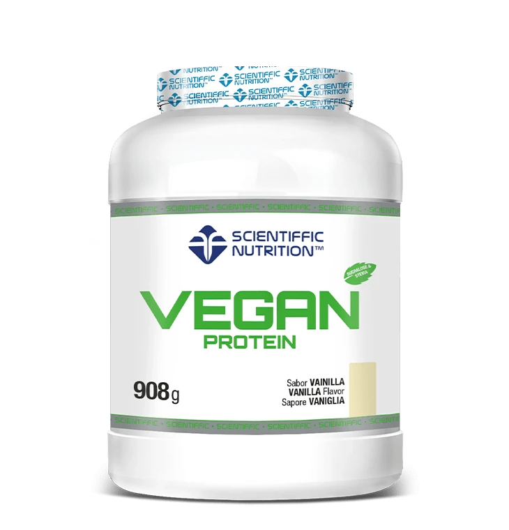 Vegan Protein: Sabor Vainilla · Scientiffic Nutrition · 908 Gramos