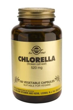 Chlorella · Solgar · 100 Cápsulas