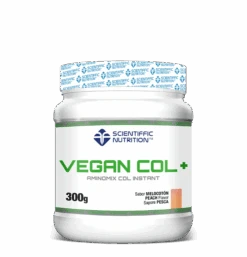 Vegan Col+: Sabor Melocotón · Scientiffic Nutrition · 300 Gramos
