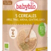 Papilla 5 Cereales Arroz, Trigo, Avena, Centeno Y Quinoa · Babybio · 220 Gramos