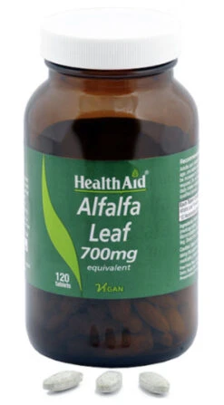 Alfalfa 700 Mg · Health Aid · 120 Comprimidos