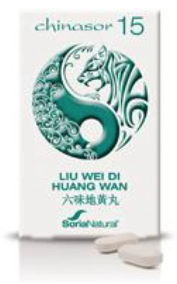 Chinasor 15 LIU WEI DI HUANG WAN · Soria Natural · 30 Comprimidos