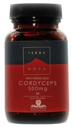 Cordyceps 500 Mg · TerraNova · 50 Cápsulas