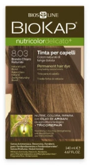Biokap Nutricolor Delicato 8.03 Rubio Claro Natural · Biokap · 140 Ml