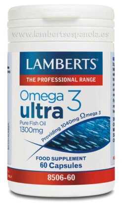 Omega 3 Ultra 1.300 Mg · Lamberts · 60 Perlas