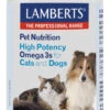 Pet Nutrition - Omega 3 Alta Concentración · Lamberts · 120 Perlas