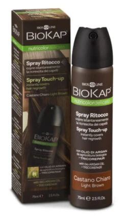Biokap Spray Touch-Up Castaño Claro · Biokap · 75 Ml