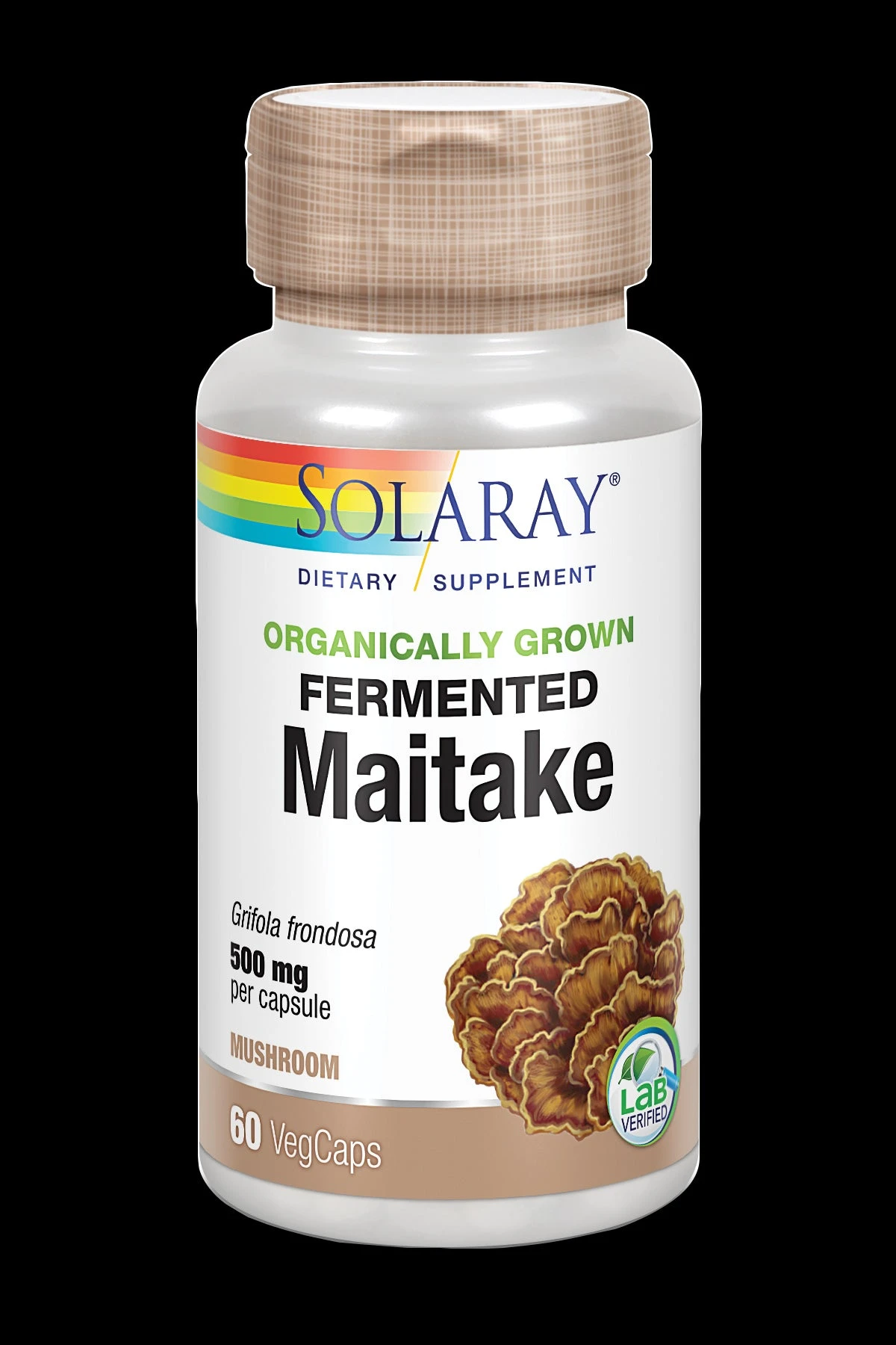 Maitake Fermentado · Solaray · 60 Cápsulas