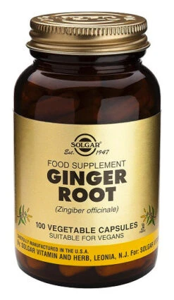 Jengibre Raíz · Solgar · 100 Cápsulas