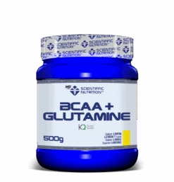 BCAA + Glutamina: Sabor Limón · Scientiffic Nutrition · 500 Gramos