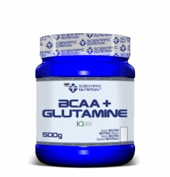 BCAA + Glutamina: Sabor Neutro · Scientiffic Nutrition · 500 Gramos