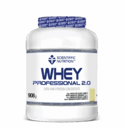 Whey Professional 2.0 Whey Protein: Sabor Chocolate Blanco-Canela · Scientiffic Nutrition · 908 Gramos