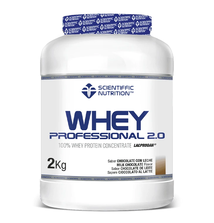 Whey Professional 2.0 Whey Protein: Sabor Chocolate Con Leche · Scientiffic Nutrition · 2 Kg
