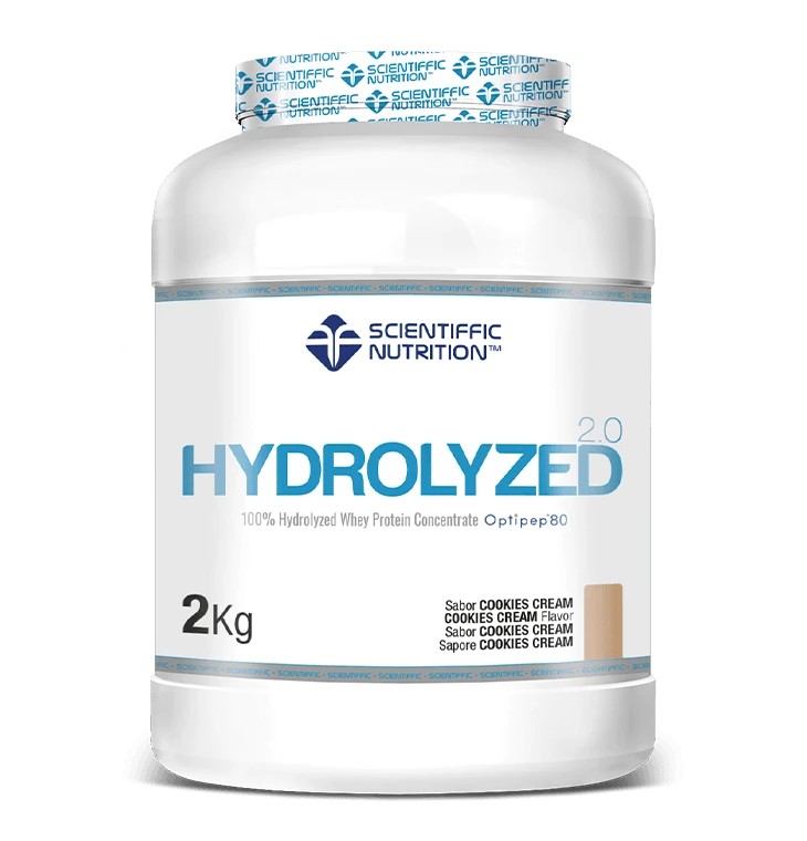 Hydrolyzed 2.0 Whey Protein: Sabor Cookie Cream 路 Scientiffic Nutrition 路 2 Kg