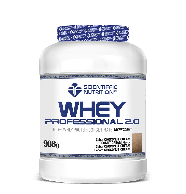 Whey Professional 2.0 Whey Protein: Sabor Choconut Cream · Scientiffic Nutrition · 908 Gramos