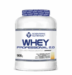 Whey Professional 2.0 Whey Protein: Sabor Caramelo Salado · Scientiffic Nutrition · 908 Gramos