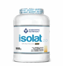 Isolat 2.0 Whey Protein: Sabor Caramelo Salado · Scientiffic Nutrition · 908 Gramos