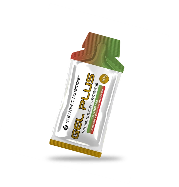 Gel Plus: Sabor Fresa-Kiwi · Scientiffic Nutrition · 70 Gramos