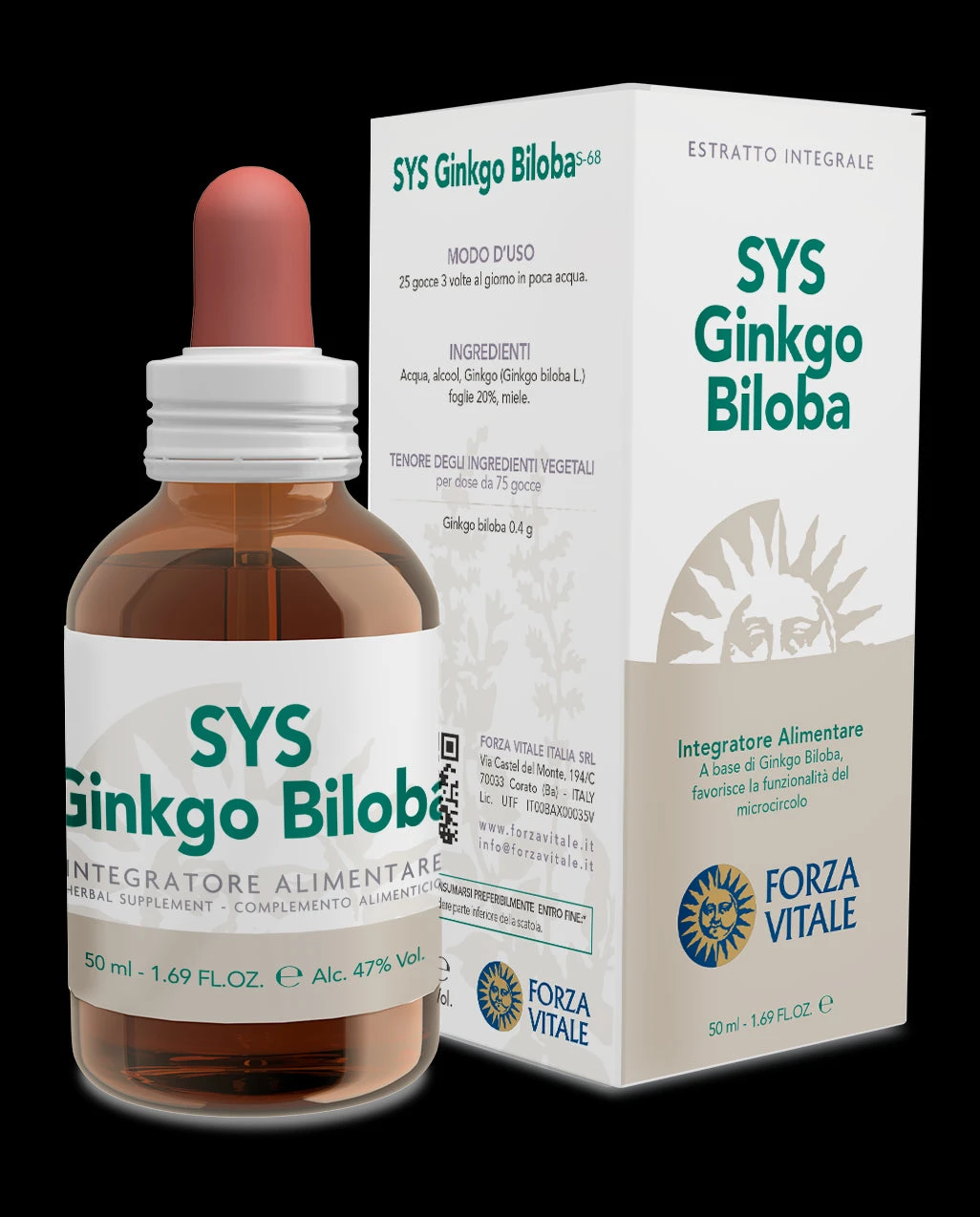 SYS Ginkgo Biloba · Forza Vitale · 50 Ml