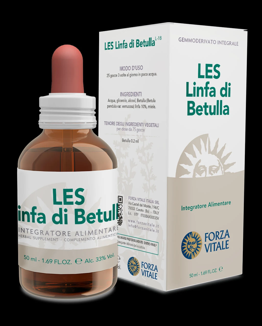 LES Linfa Di Betulla 路 Forza Vitale 路 50 Ml