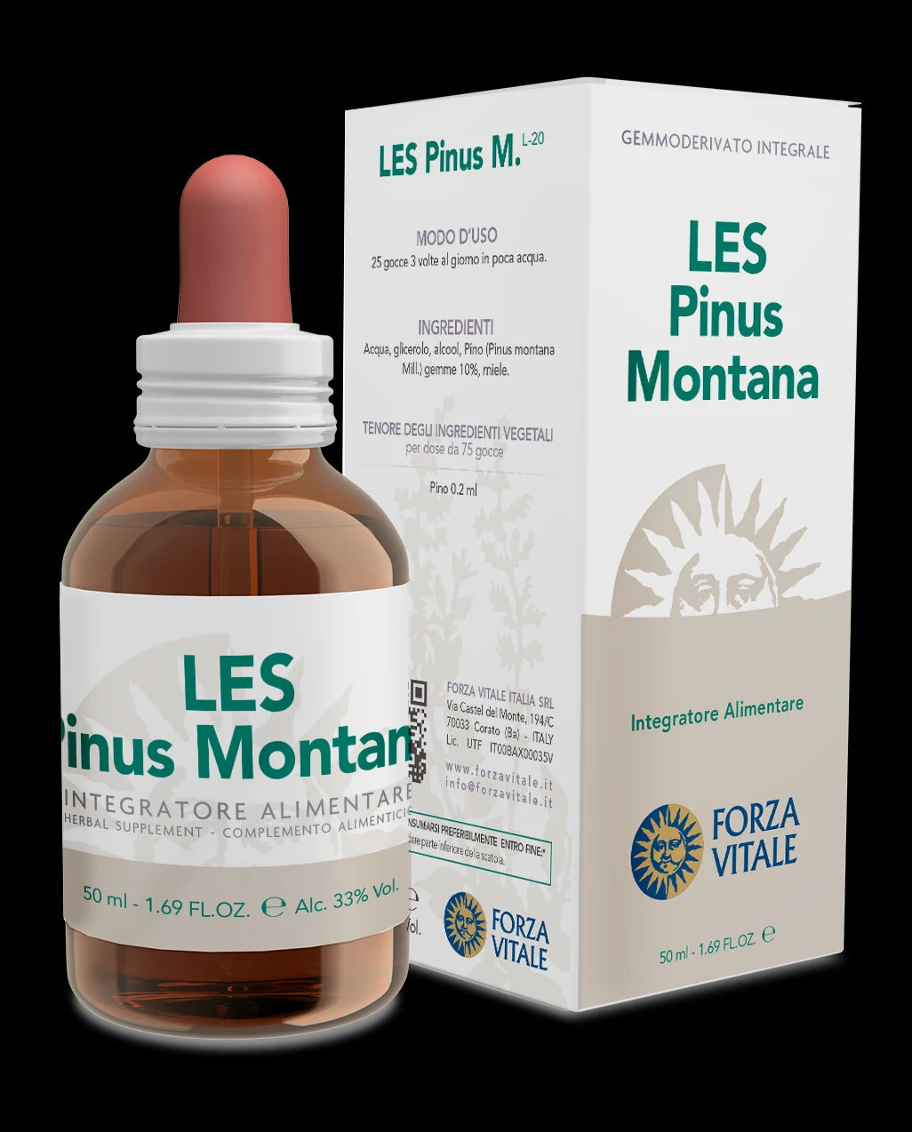 LES Pinus Montana · Forza Vitale · 50 Ml