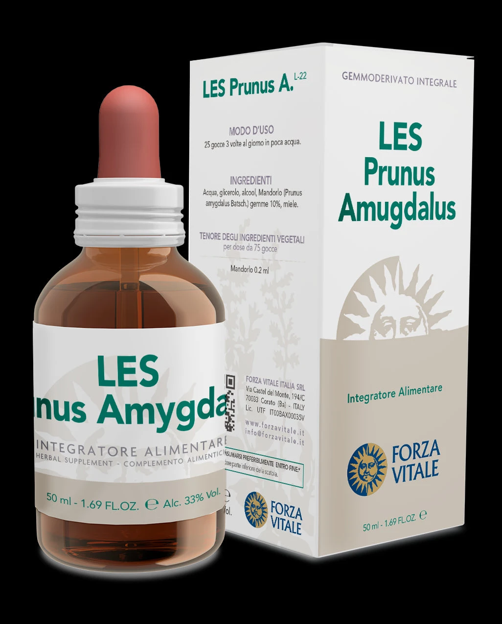 LES Prunus Amydgalus · Forza Vitale · 50 Ml