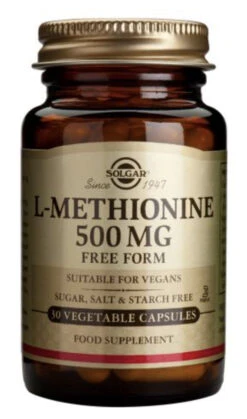L-Metionina 500 Mg · Solgar · 30 Cápsulas