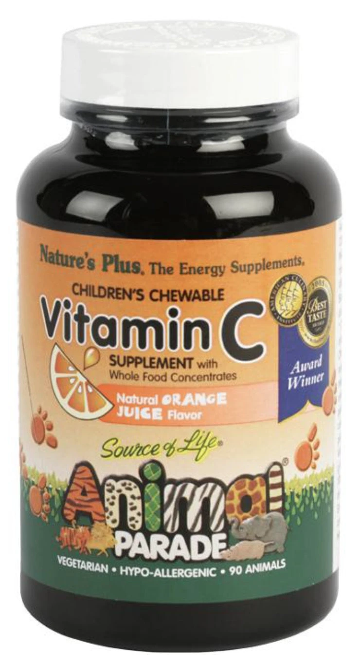Animal Parade Vitamina C · Nature's Plus · 90 Comprimidos