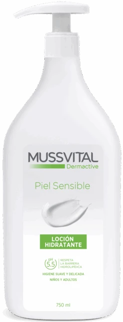 Mussvital Dermactive Loción Emoliente Piel Sensible · Mussvital · 750 Ml