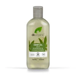 Champu & Acondicionador Aceite De Cañamo · Dr Organic · 265 Ml