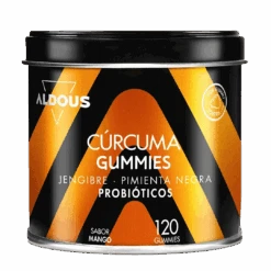 Cúrcuma Con Probióticos Gummies · Aldous Bio · 120 Gummies