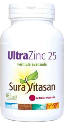Ultra Zinc 25 Mg · Sura Vitasan · 30 Cápsulas
