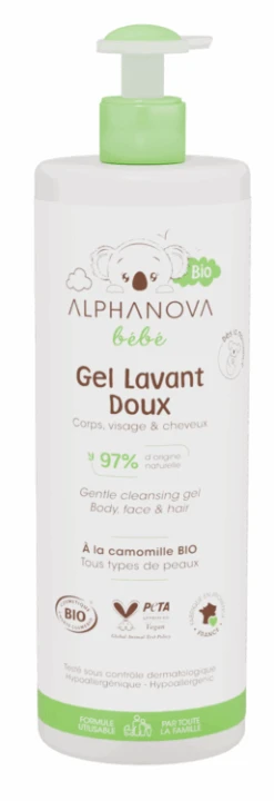 Gel Bebé Dermolimpiador BIO · Alphanova · 500 Ml