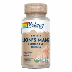 Melena De León Fermentado · Solaray · 60 Cápsulas